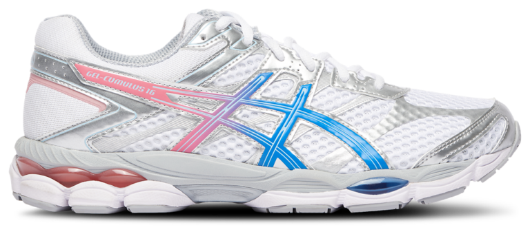 ASICS® GEL-Cumulus 16 - Men's Pure Silver/White/Blue product view