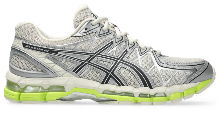 ASICS® GEL-Kayano 20 - Men's Black/Lime/Smoke Gray product view
