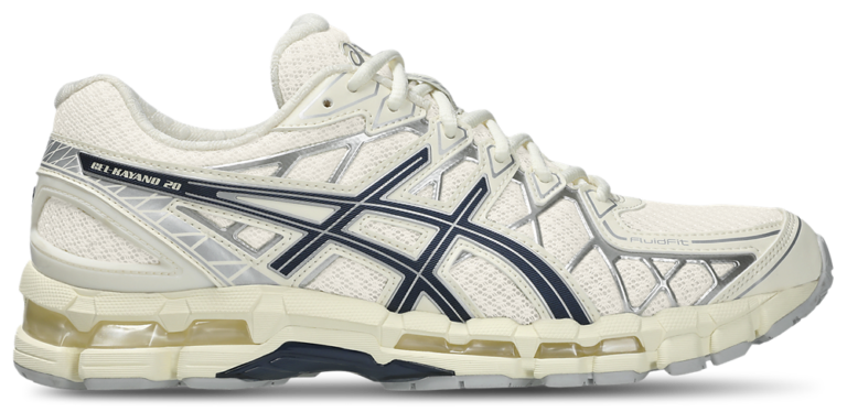 ASICS® GEL-Kayano 20 - Men's Cream/Independence Blue product view