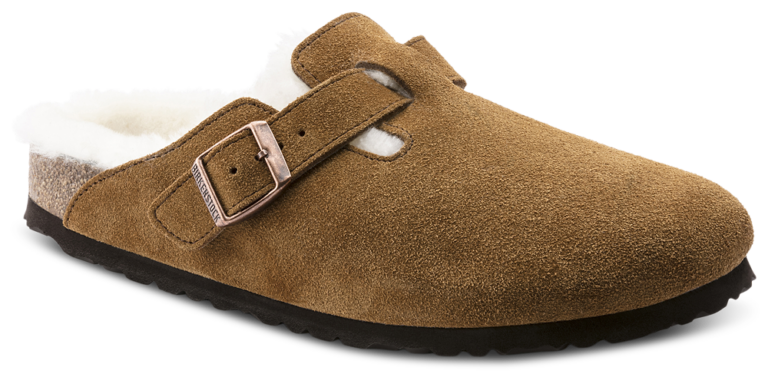 Birkenstock Boston Shearling - Women's Mink product view