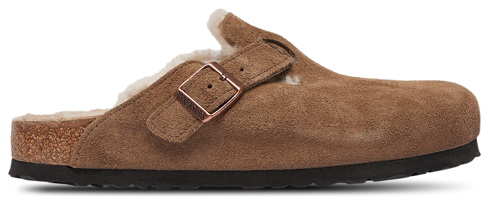 Birkenstock Boston Shearling - Women's Tan/Brown product view