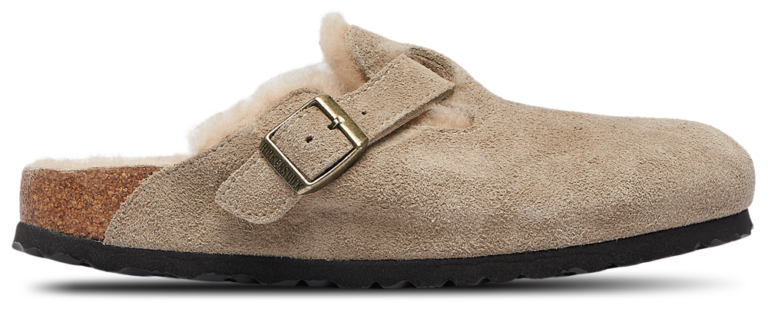 Birkenstock Boston Shearling - Women's Taupe product view
