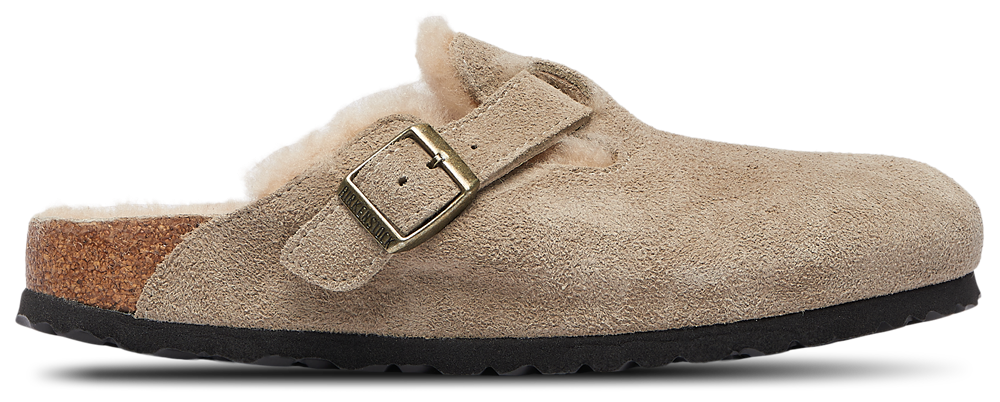 Birkenstock Boston Shearling - Women's Taupe product view