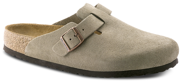 Birkenstock Boston Soft Footbed - Men's Brown/Beige product view