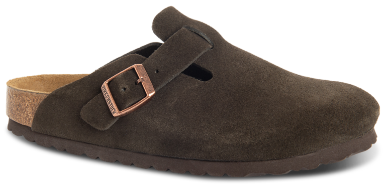 Birkenstock Boston Soft Footbed - Women's Mocha product view