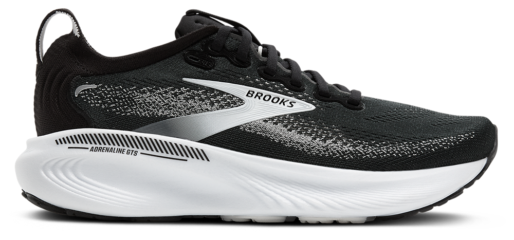 Brooks Adrenaline GTS 25 - Men's Black/Grey/White product view