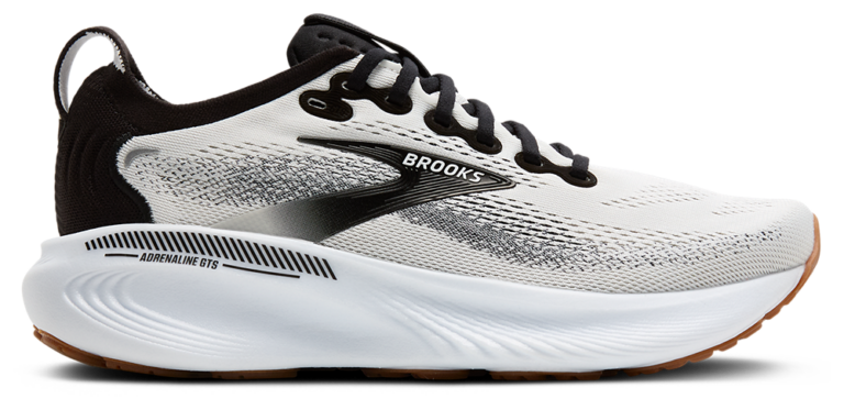 Brooks Adrenaline GTS 25 - Men's White/Black/White product view