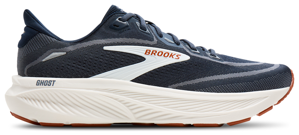 Brooks Ghost 18 - Men's Navy Blazer/Red Earth/Blue product view