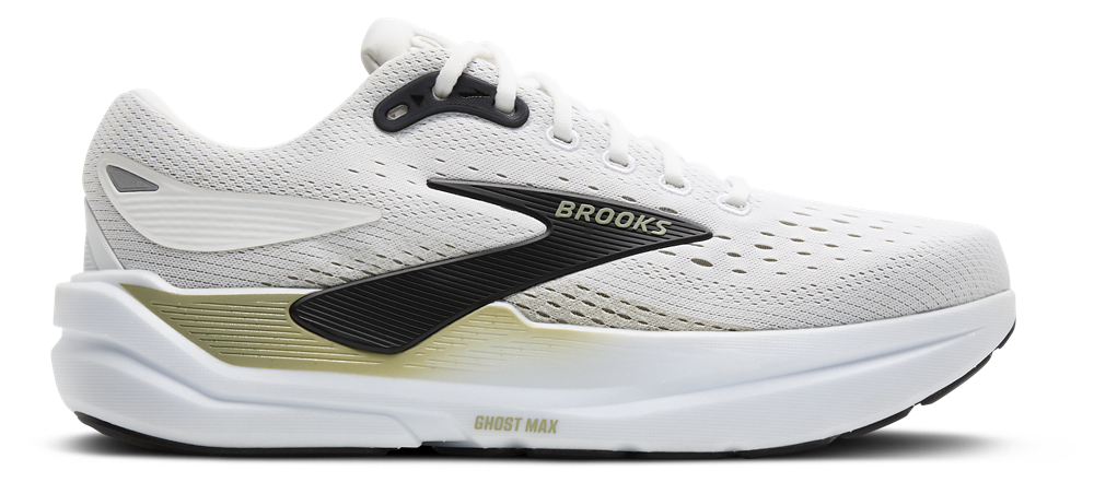 Brooks Ghost Max 3 - Men's Bright White/Tea/Black product view