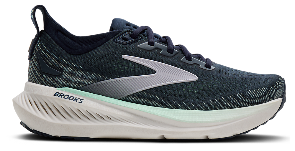 Brooks Glycerin 23 Wide - Women's Spellbound/Yucca/Pink product view