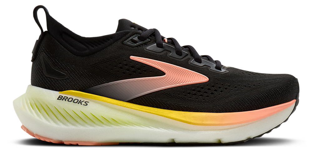 Brooks Glycerin 23 - Women's Black/Peach/Nightlife product view