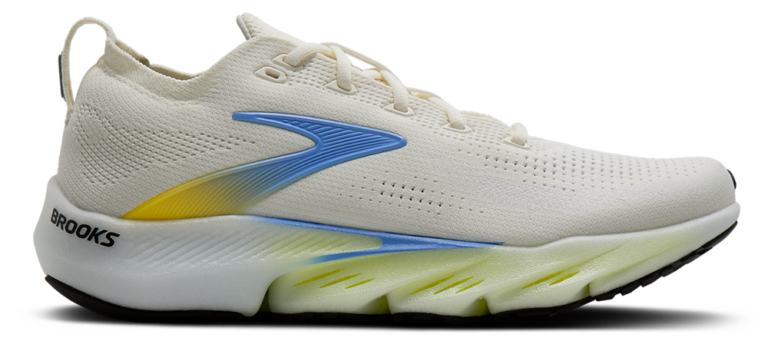 Brooks Glycerin Flex - Men's White/Cyber Yellow/Nightlife product view