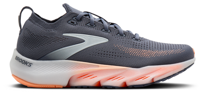 Brooks Glycerin Flex - Women's Grey/Peach/Orange product view