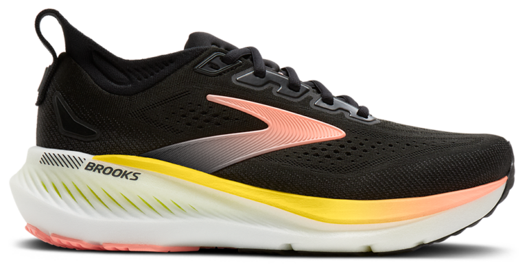 Brooks Glycerin GTS 23 - Women's Peach/Black/Nightlife product view
