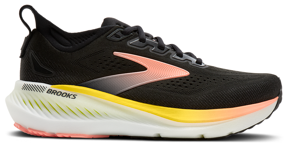 Brooks Glycerin GTS 23 - Women's Peach/Black/Nightlife product view