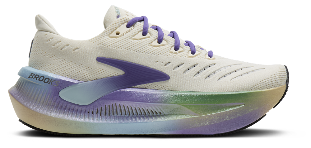 Brooks Glycerin Max 2 - Women's Tan/Purple/Green product view