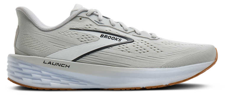 Brooks Launch 12 - Men's Oyster/White/Phantom product view