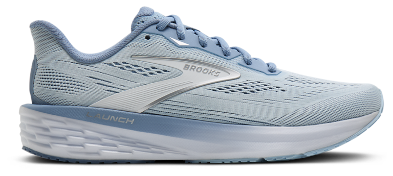 Brooks Launch 12 - Women's Chrome/Rainwashed/Nantucket product view