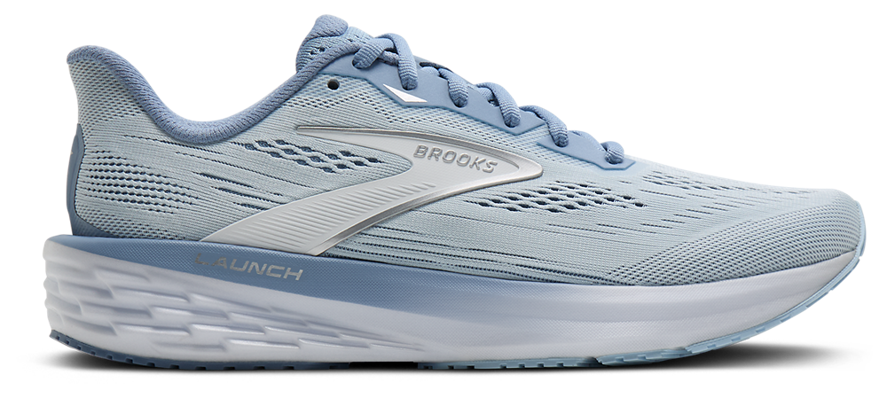 Brooks Launch 12 - Women's Chrome/Rainwashed/Nantucket product view