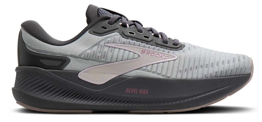 Brooks Revel Max - Women's Harbor Mist/Grey/Metallic product view