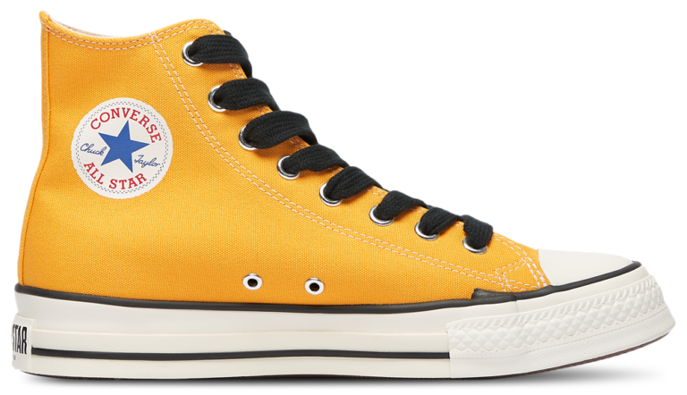 Converse All Star Hi Top Throwback - Men's Yellow/Black/White product view