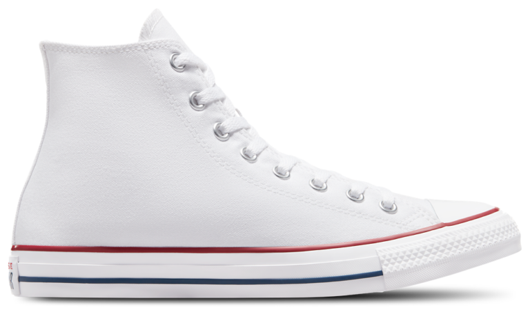 Converse All Star High Top - Boys' Grade School Optical White/Navy product view
