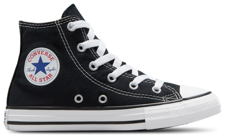 Converse All Star High Top - Boys' Preschool White/Black product view