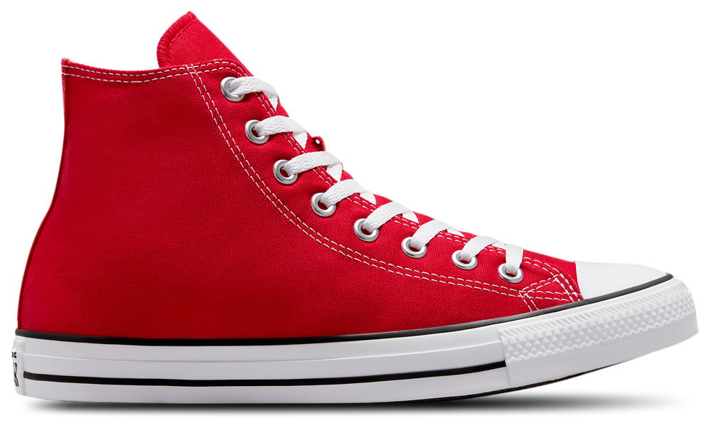 Converse All Star High Top - Men's Bright Red/White product view