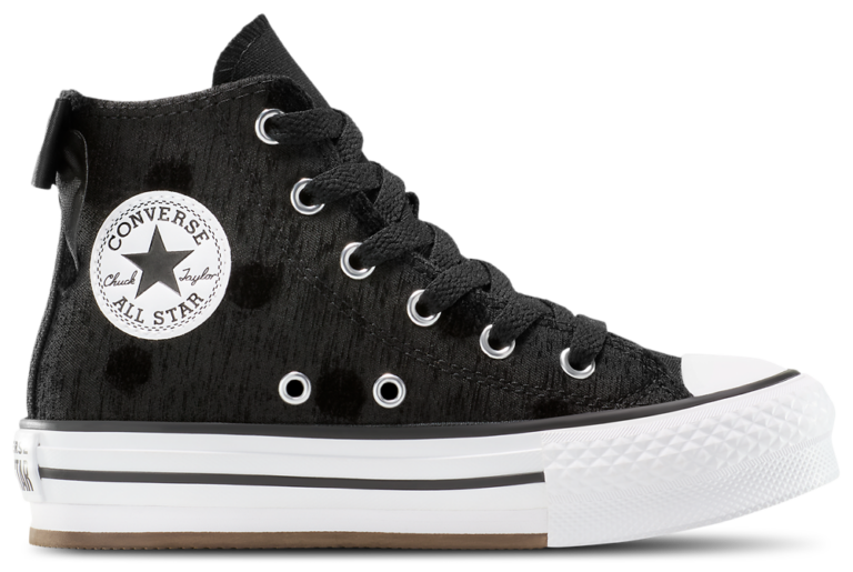 Converse Chuck Taylor All Star EVA Lift Hi - Girls' Preschool Black/Black/White product view
