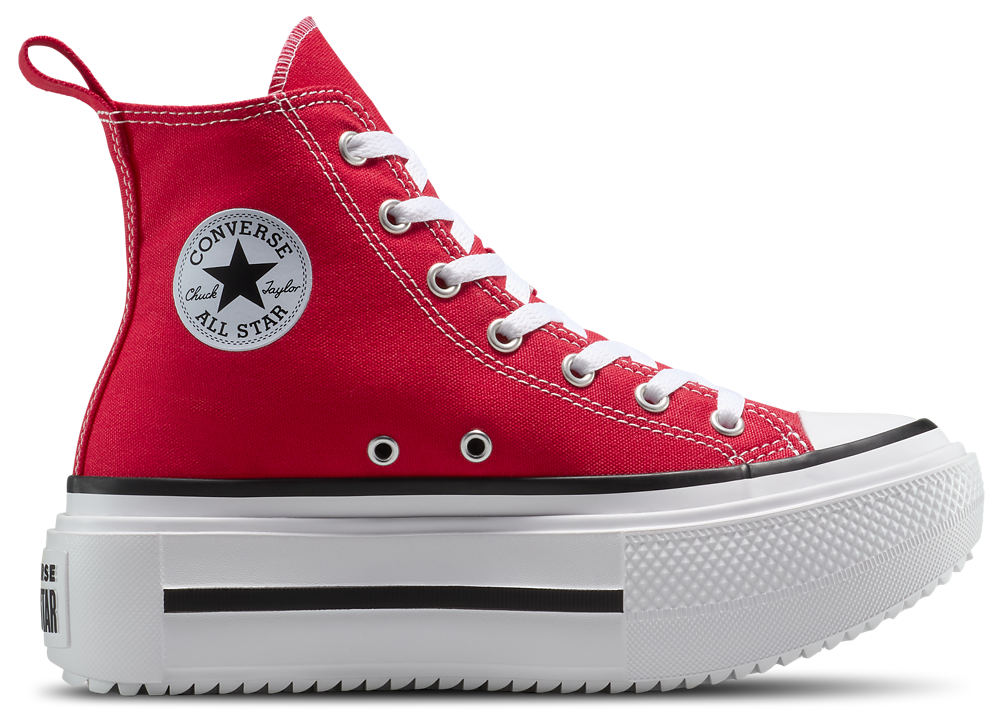 Converse Lift Double Stack Hi - Boys' Grade School Red/White product view
