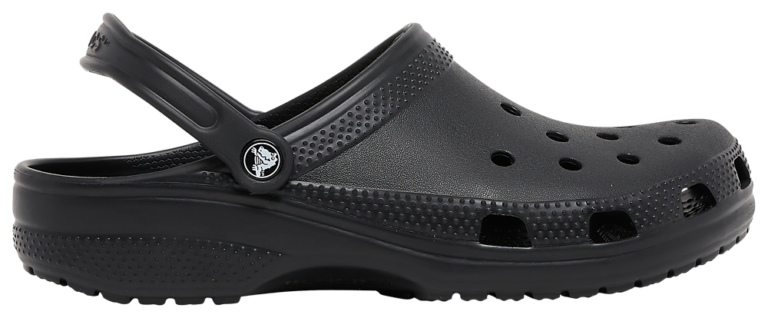 Crocs Classic Clogs - Men's Black/Black product view