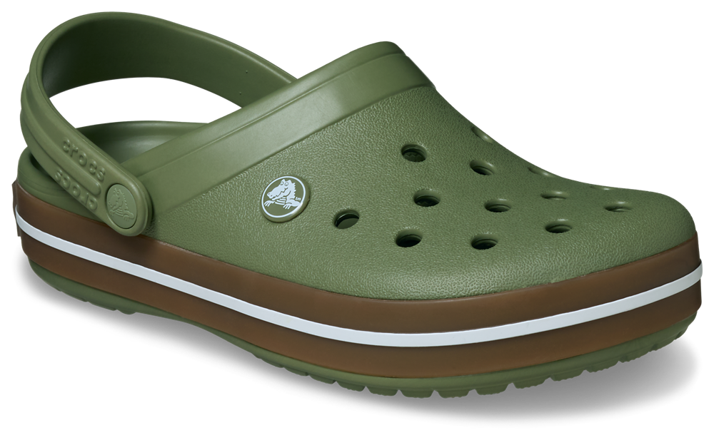 Crocs Crocband Gum Clog - Men's Cargo product view