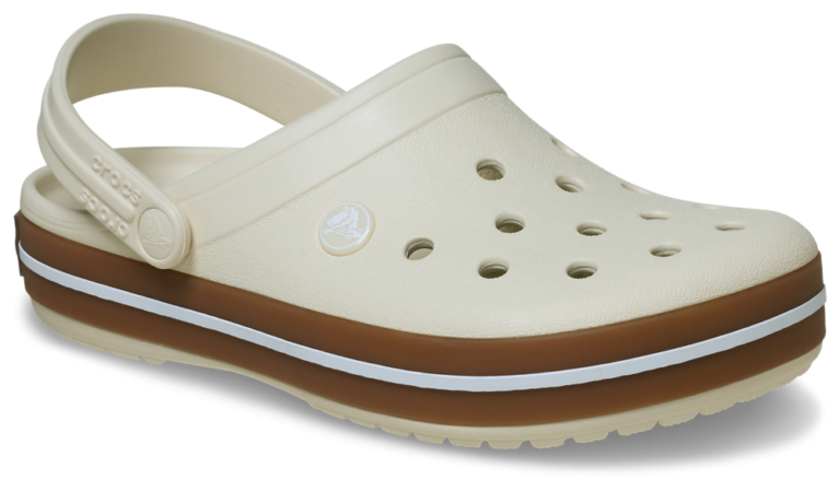 Crocs Crocband Gum Clog - Men's Summit White product view