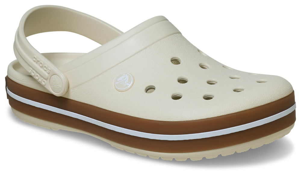 Crocs Crocband Gum Clog - Men's Summit White product view