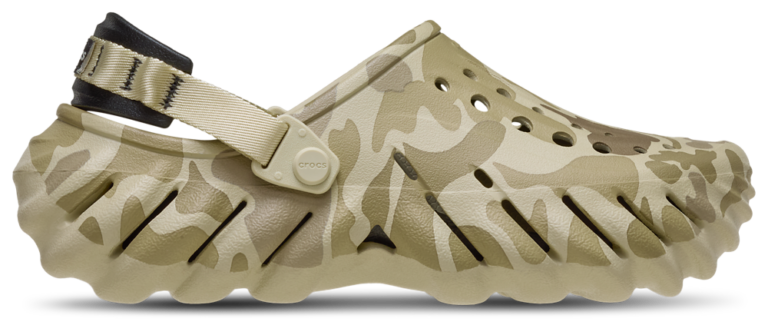 Crocs Echo Clogs Camo - Men's Tan/Grey product view