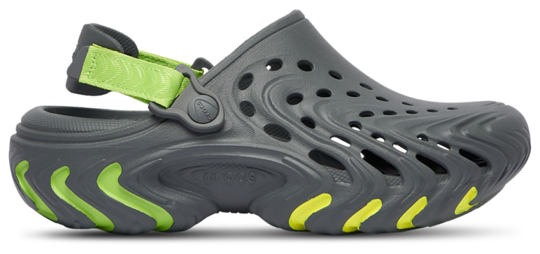 Crocs Echo II Clogs - Boys' Grade School Green Burst/Black product view