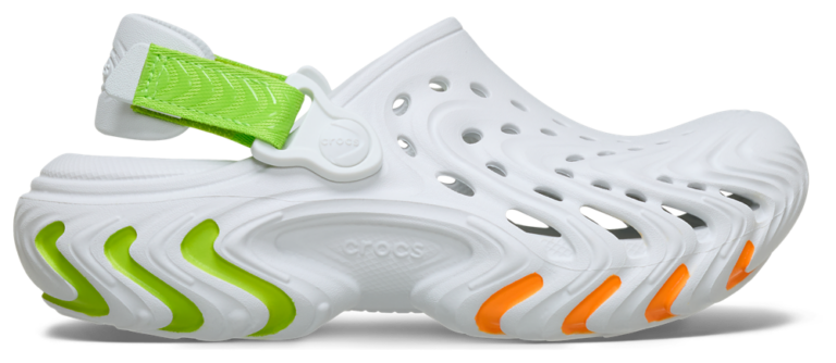 Crocs Echo II Clogs - Boys' Grade School Grey/Moon Burst product view