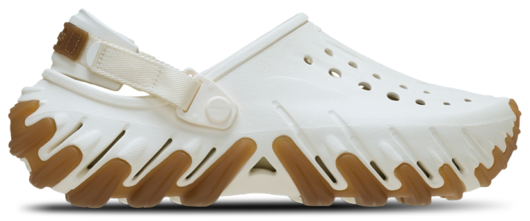 Crocs Echo RO Clogs - Men's Chalk/Gum product view