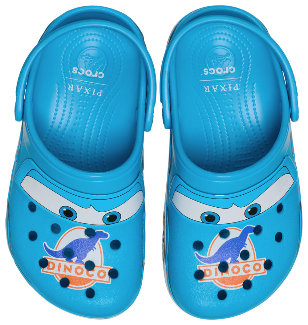 Crocs Lightning McQueen Dinoco Clogs - Boys' Preschool Blue/Multi product view