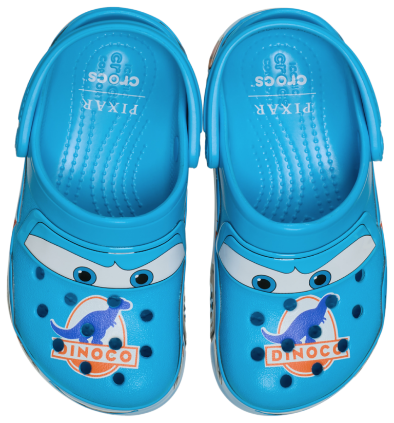 Crocs Lightning McQueen Dinoco Clogs - Boys' Toddler Blue/Multi product view