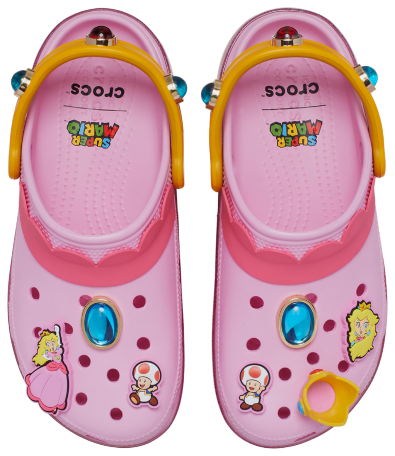 Crocs Princess Peach CLS Platform Clogs - Women's Pink product view