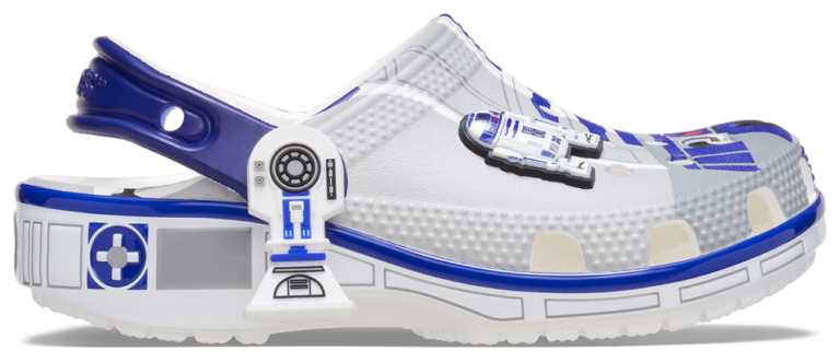 Crocs Star Wars R2D2 Classic Clogs - Boys' Grade School Gray/Blue product view