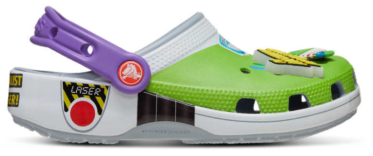 Crocs Toy Story Buzz Classic Clogs - Boys' Grade School Green/Purple product view
