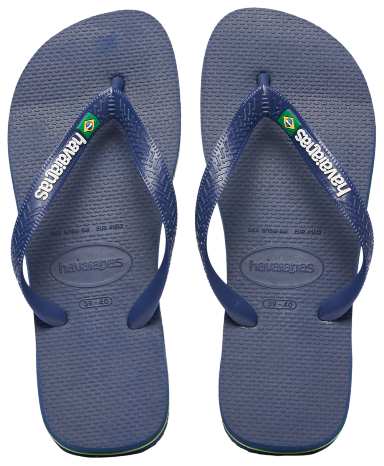 Havaianas Brasil Logo - Women's Navy Blue product view