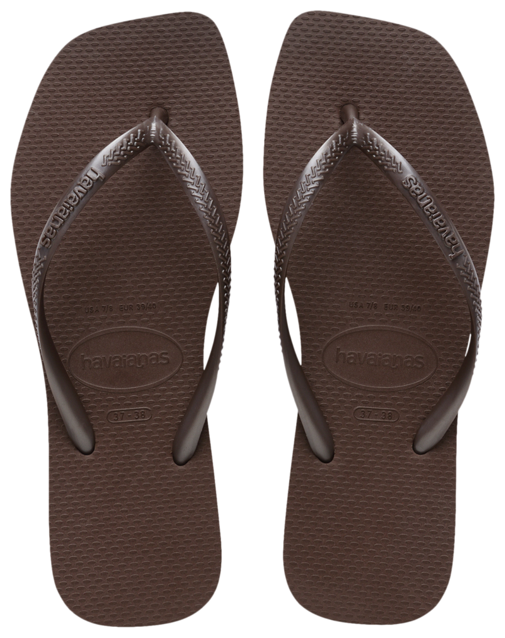 Havaianas Slim Square Sandals - Women's Brown product view