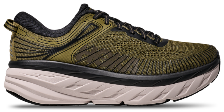 HOKA Bondi 7 - Men's Black/Brown product view