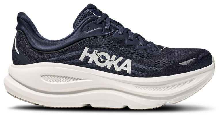 HOKA Bondi 9 - Men's White/Navy product view