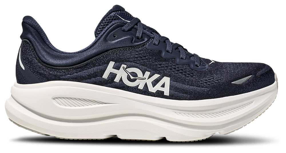 HOKA Bondi 9 - Men's White/Navy product view