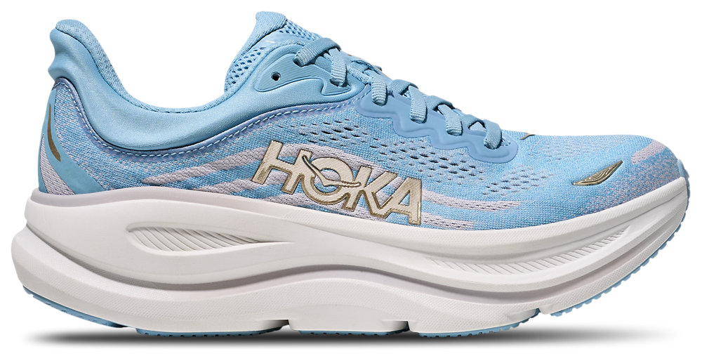 HOKA Bondi 9 - Women's Ash/Rain Drops product view