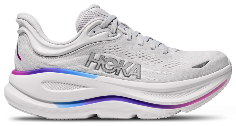 HOKA Bondi 9 - Women's Cosmic Grey/White product view